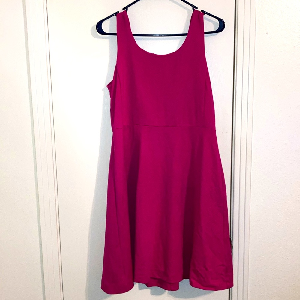 Hot Pink J. Crew Dress